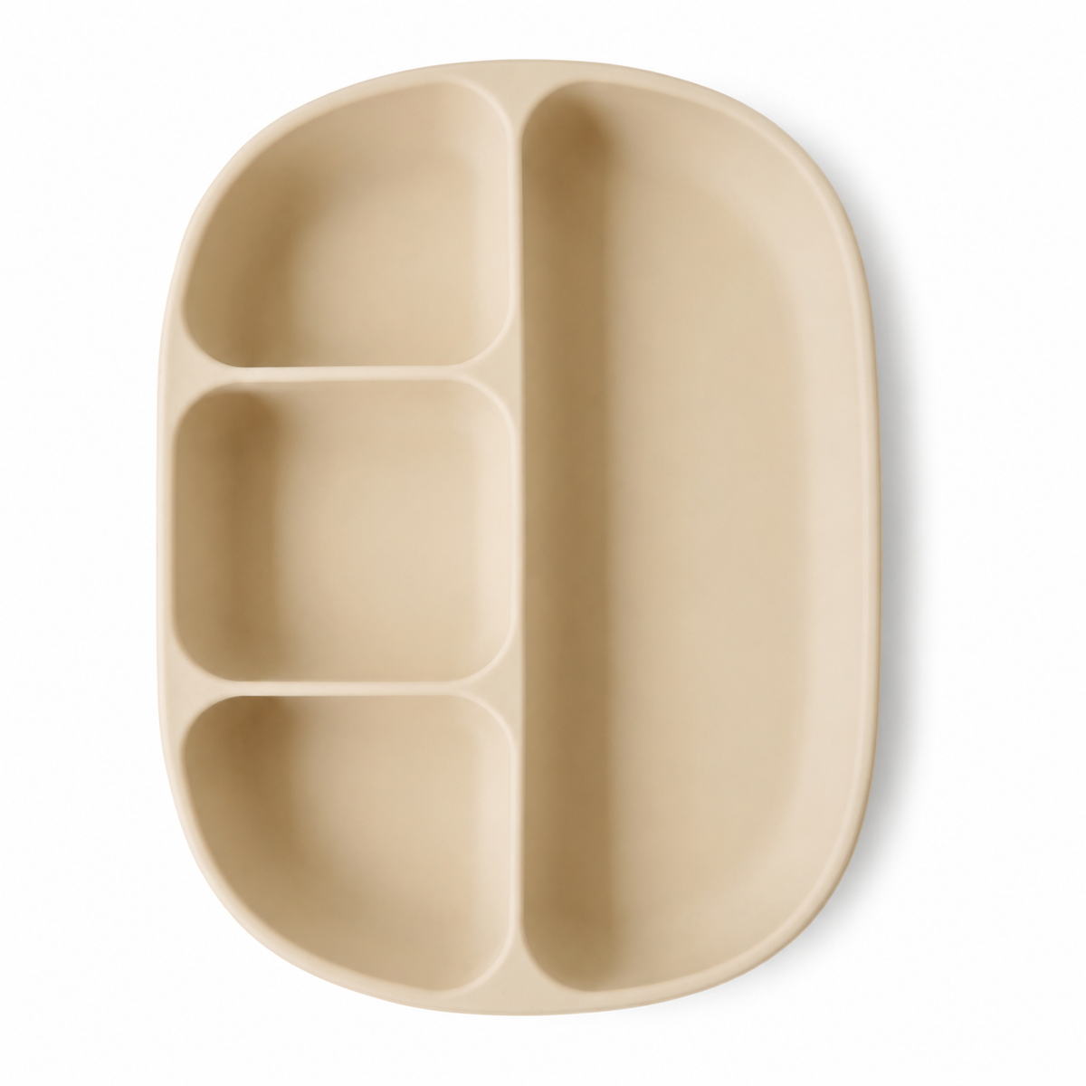 Silicone Divided Suction Plate – 4 Compartments, BPA-Free