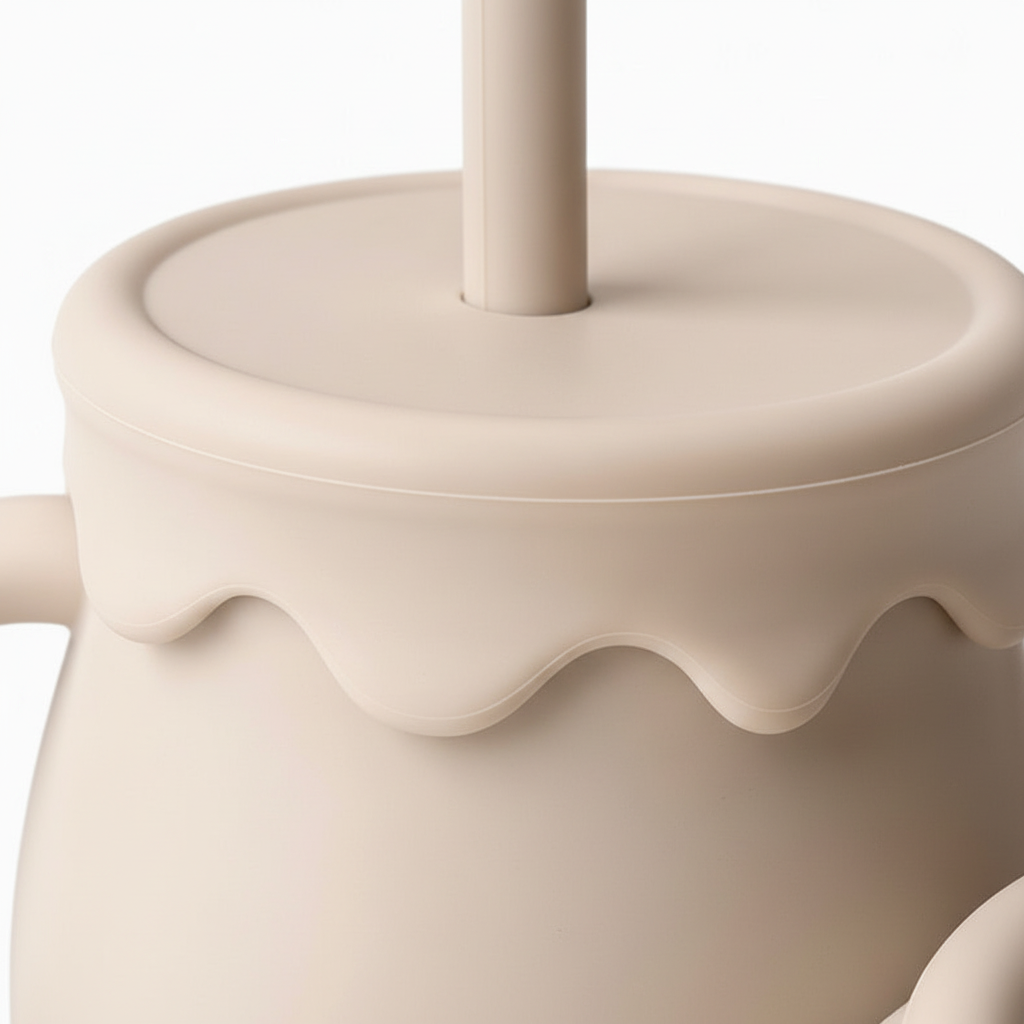 Close-up honey pot detail